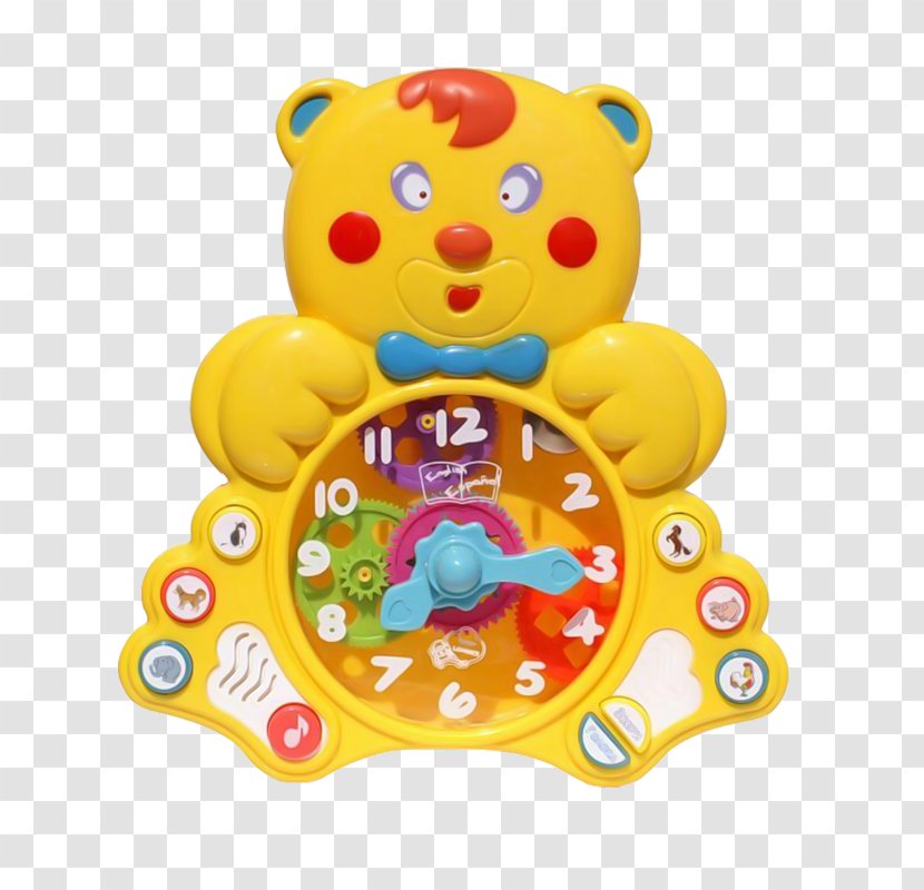 Alarm Clock Toy Table - Flower - Bear Transparent PNG