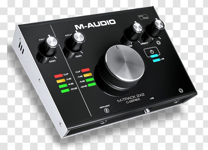 M-Audio M-Track 2X2 Avid Vocal Studio Recording Professional Audio - Tree - Musical Instruments Transparent PNG