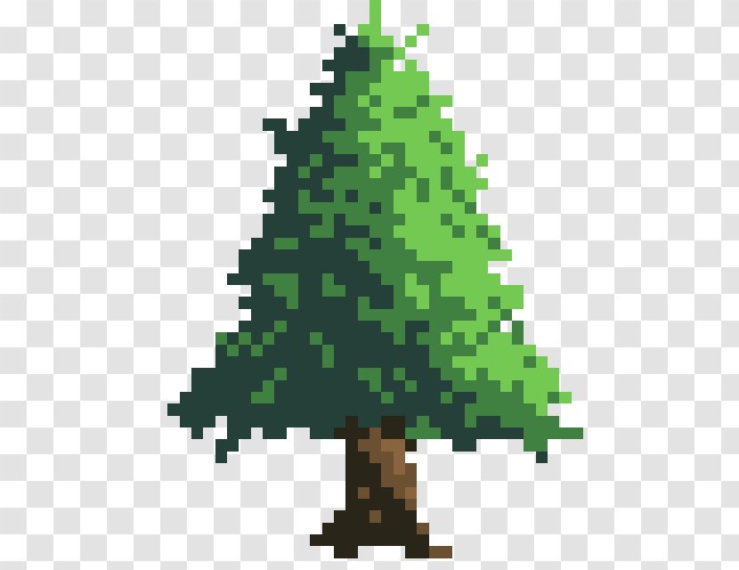 Image Christmas Tree Pixel Art Digital - Spruce Transparent PNG