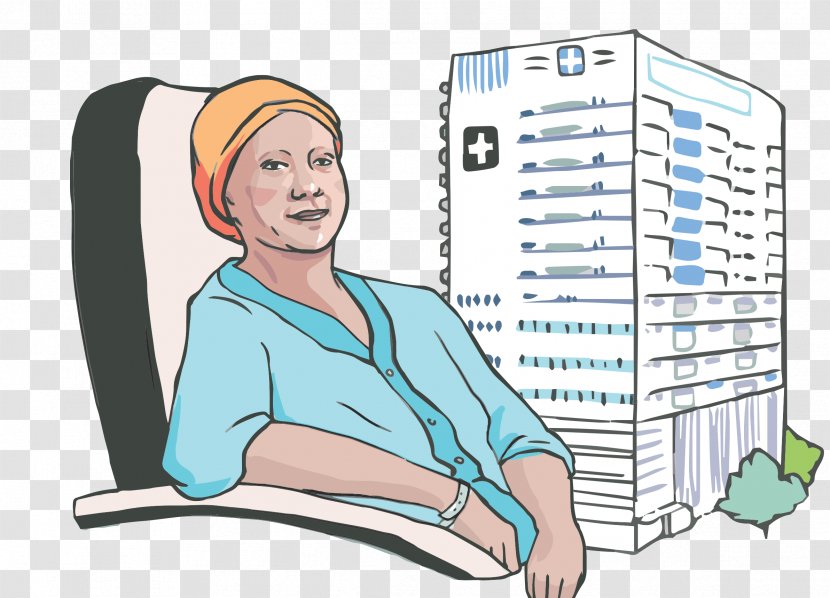 Cartoon Patient Cancer Hospital Health - Job Transparent PNG