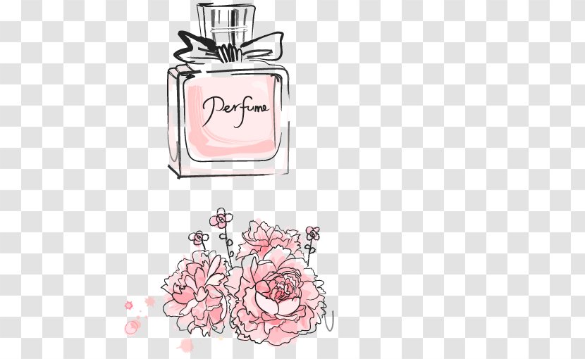 Perfume Flower Bottle Euclidean Vector Transparent PNG