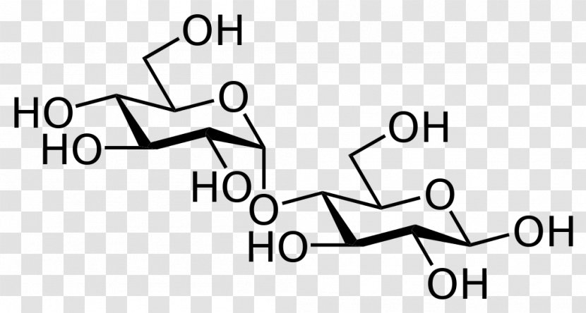 Sucrose Disaccharide Lactose Sugar Carbohydrate - Black Transparent PNG