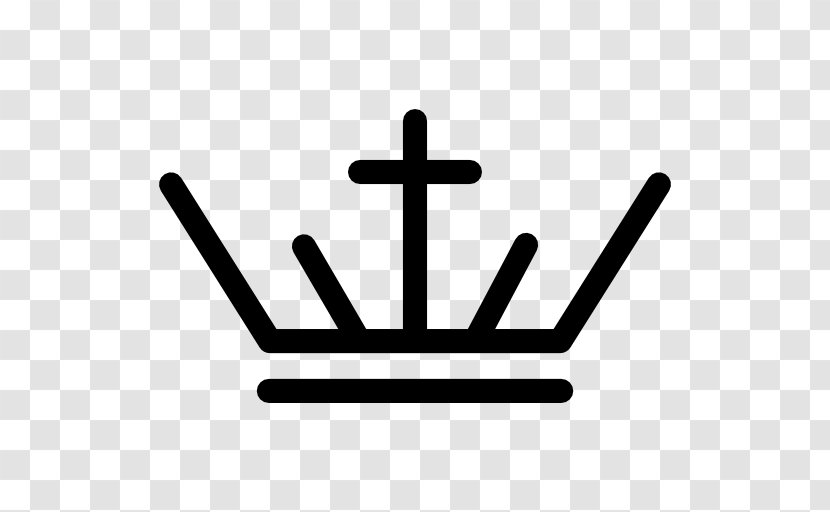 Cross And Crown Logo Coroa Real Transparent PNG