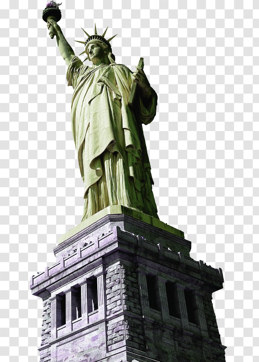 Statue Of Liberty New York Harbor Hudson River Monument - Green Atmosphere Free Goddess Decoration Pattern Transparent PNG