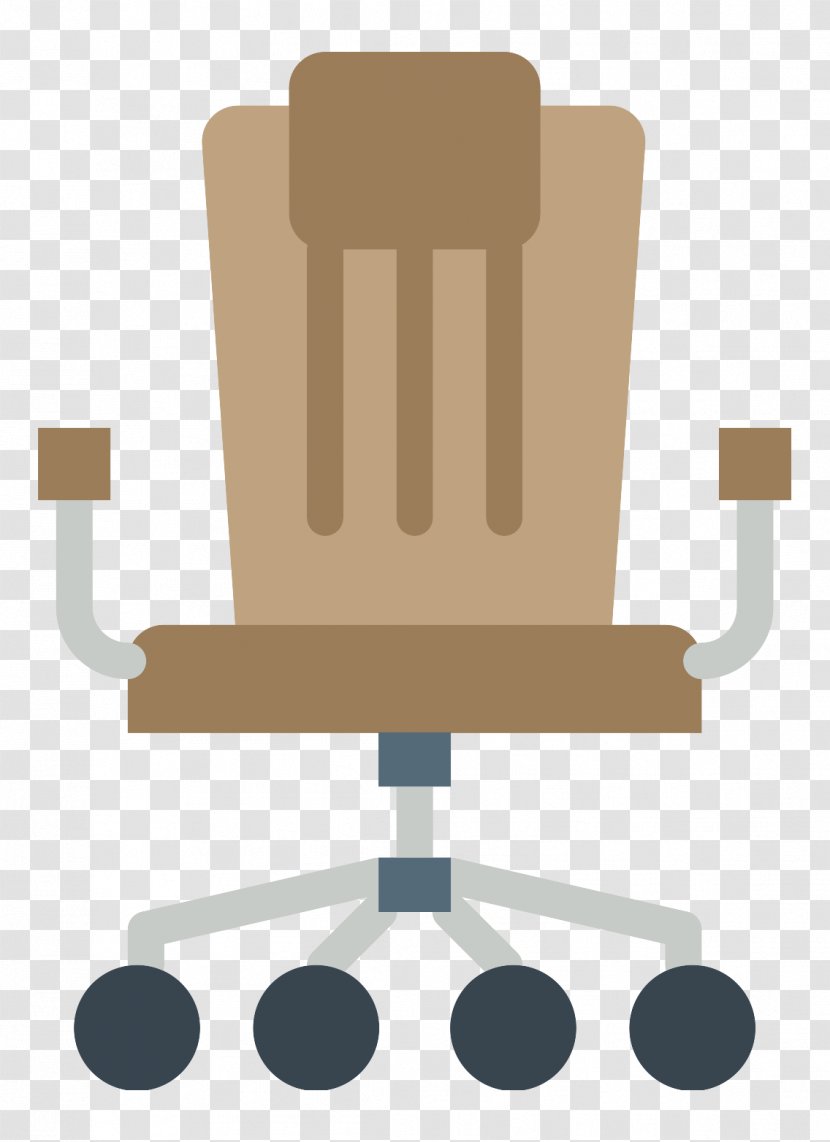 Table Office Chair Furniture Swivel - Business - Coffee Color Transparent PNG
