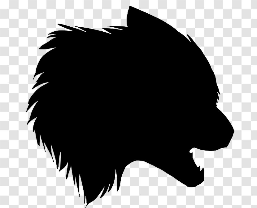 Dog Bear Snout Whiskers Beak - Silhouette - Black M Transparent PNG