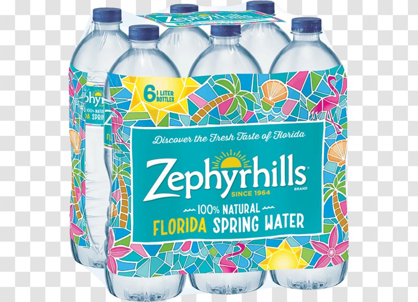 Zephyrhills Bottled Water Spring - Bottle Transparent PNG
