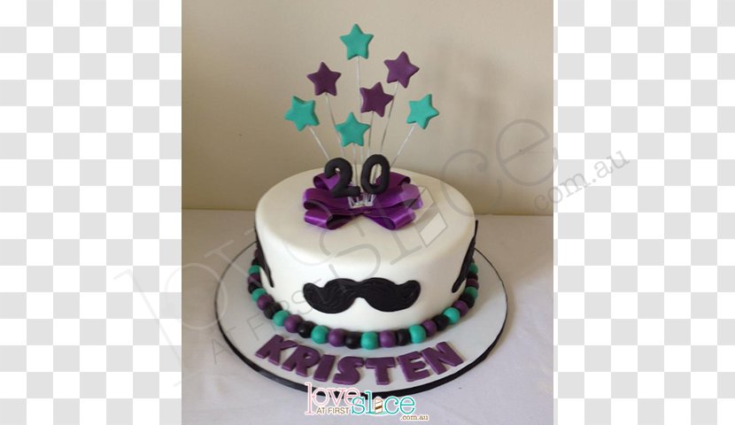 Birthday Cake Sugar Frosting & Icing Decorating Royal - Mustache Party Transparent PNG