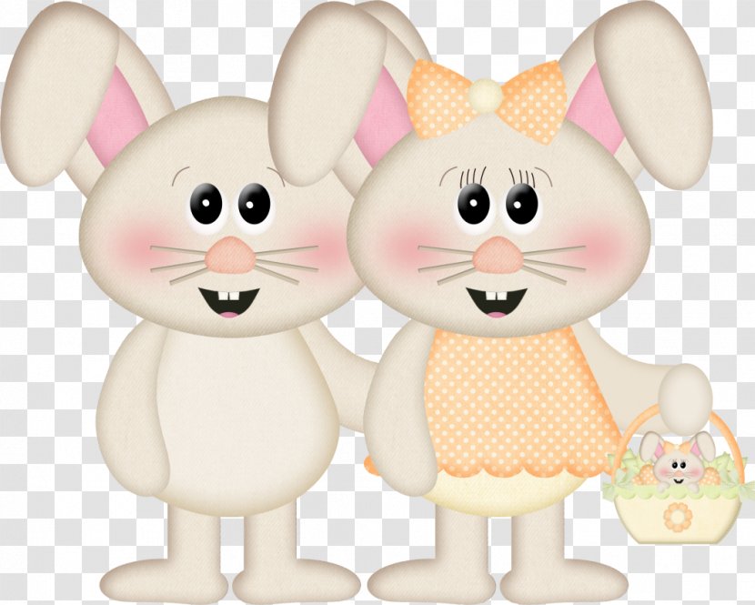 Domestic Rabbit Easter Bunny Animal Illustrations Happy Easter! - Ear Transparent PNG