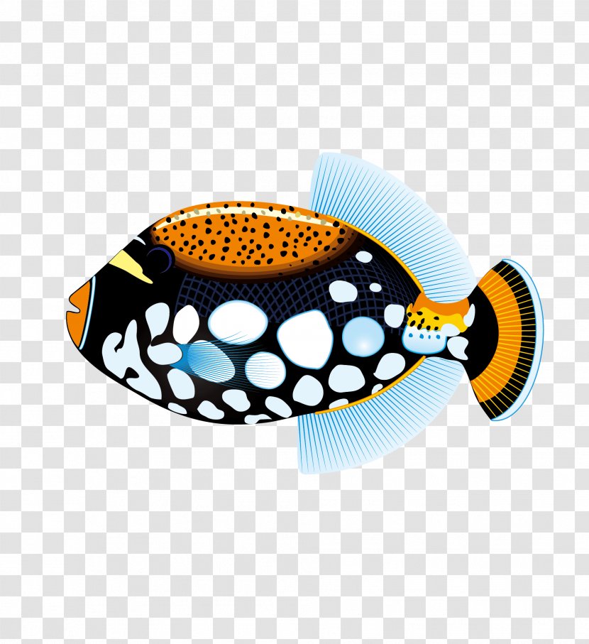 Tropical Fish Saltwater Clip Art - Emperor Angelfish - Color Eyes Marine Vector Transparent PNG