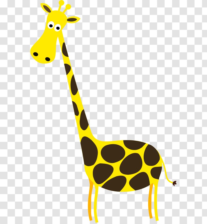 Baby Giraffes Free Content Clip Art - Black And White - Giraffe Photographs Transparent PNG
