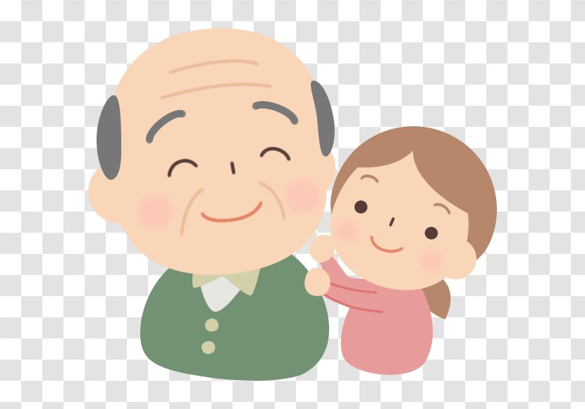 Grandfather Grandchild Family - Watercolor - Child Transparent PNG