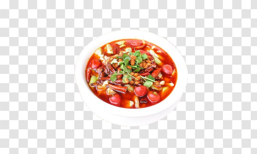 Gazpacho Tomato Soup Thai Cuisine Food Fish - Dish - Boiled Transparent PNG