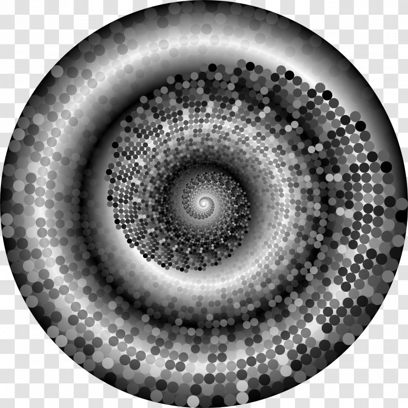 Grayscale Monochrome Black And White - Tree - Vortex Transparent PNG