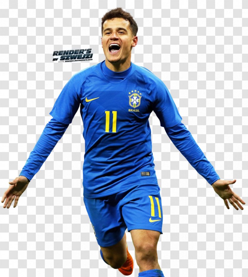 Philippe Coutinho Jersey Brazil National Football Team Player - Victor Moses Transparent PNG