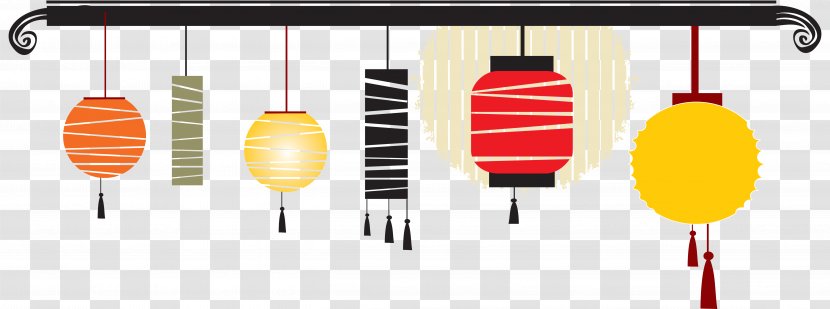 Paper Lantern Chinese New Year Clip Art Transparent PNG
