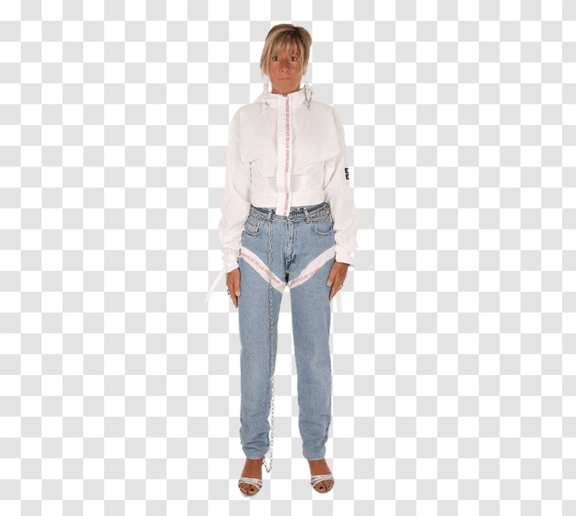 Jeans T-shirt Hoodie Clothing - Shoulder - Press X Doubt Transparent PNG