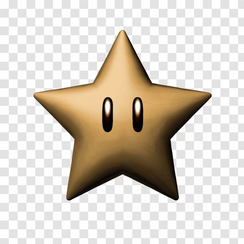 Super Mario 3D World New Bros Galaxy Bros. 64 - Star Transparent PNG