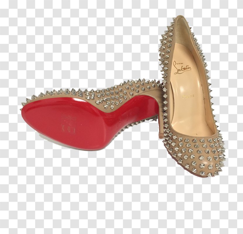 Footwear Shoe Brown Beige - Louboutin Transparent PNG