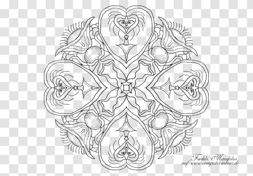 Line Art Drawing Symmetry White Pattern - Wind Mandala Transparent PNG