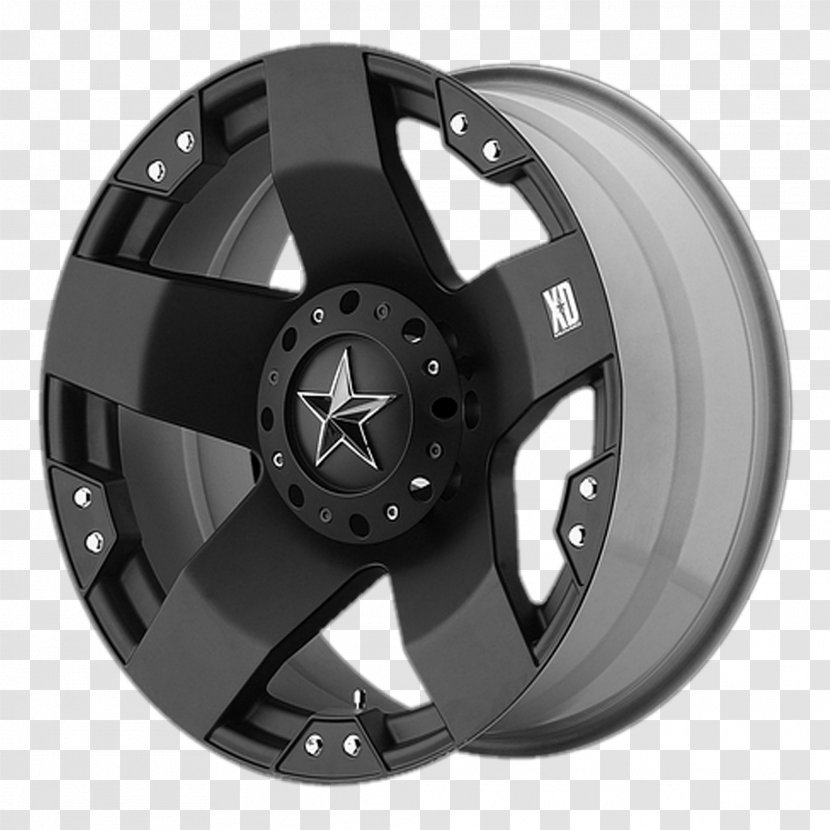 Jeep XD Series Wheels XD775 Rockstar Matte Black Rim By KMC - Tire Transparent PNG