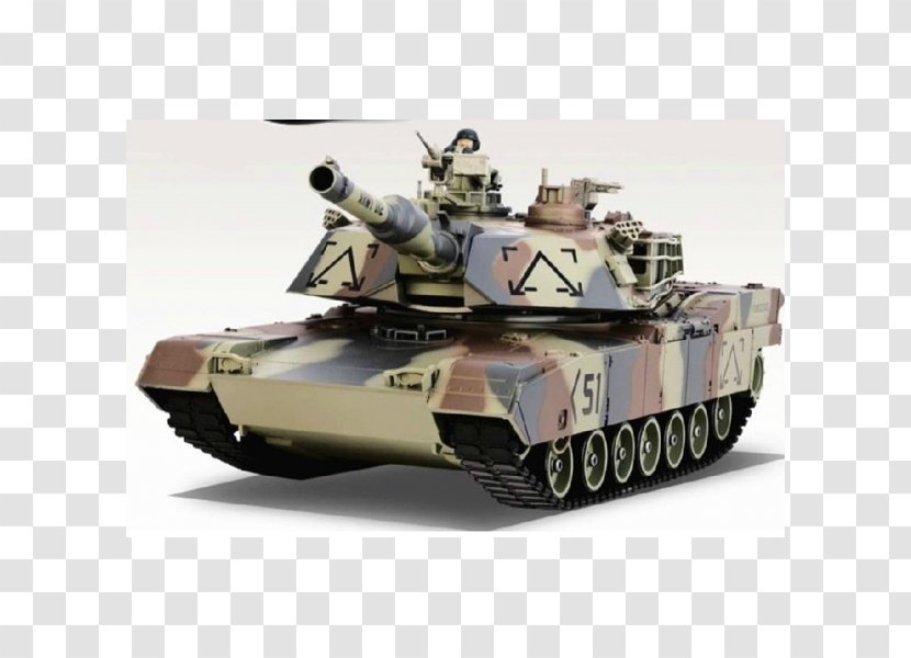 Main Battle Tank M1A2 Radio-controlled Car M1 Abrams - Panzersimulation Transparent PNG