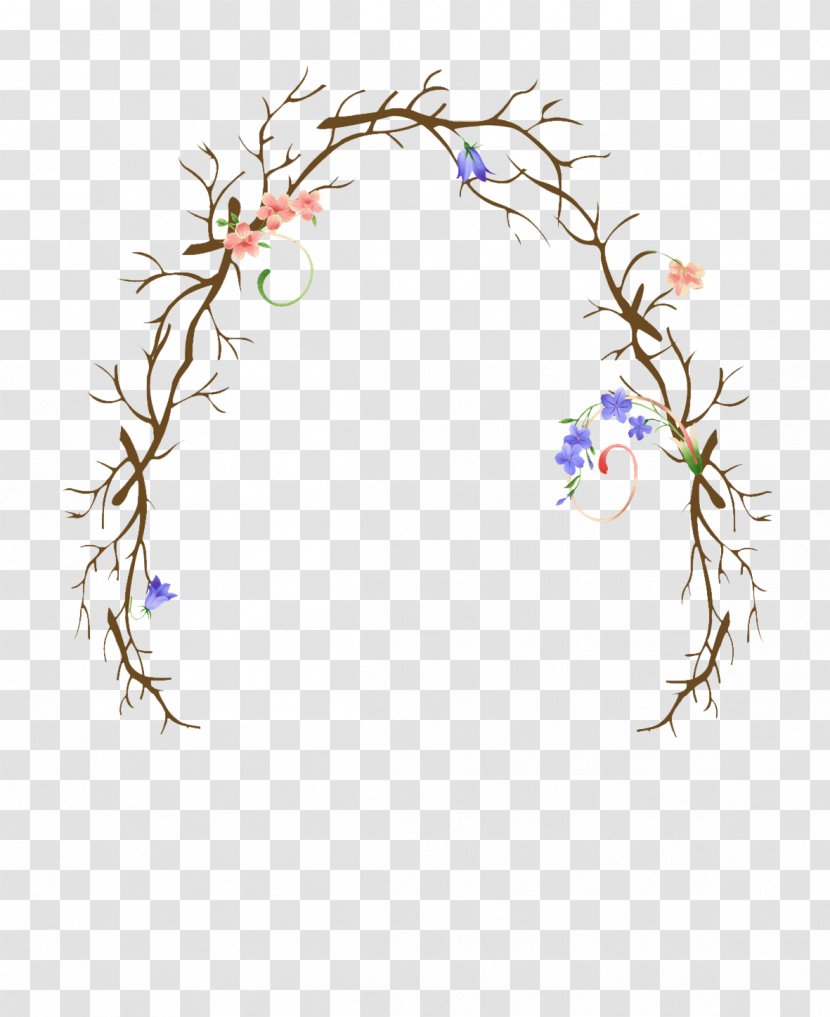 Flower Twig Arch - Flowering Plant - Wedding Branches Transparent PNG