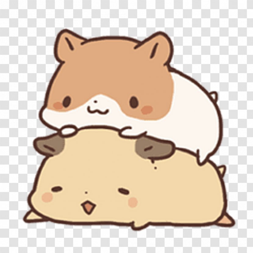My Lovely Hamster Sticker Cuteness Image - Kawaii - Mascota Sign Transparent PNG