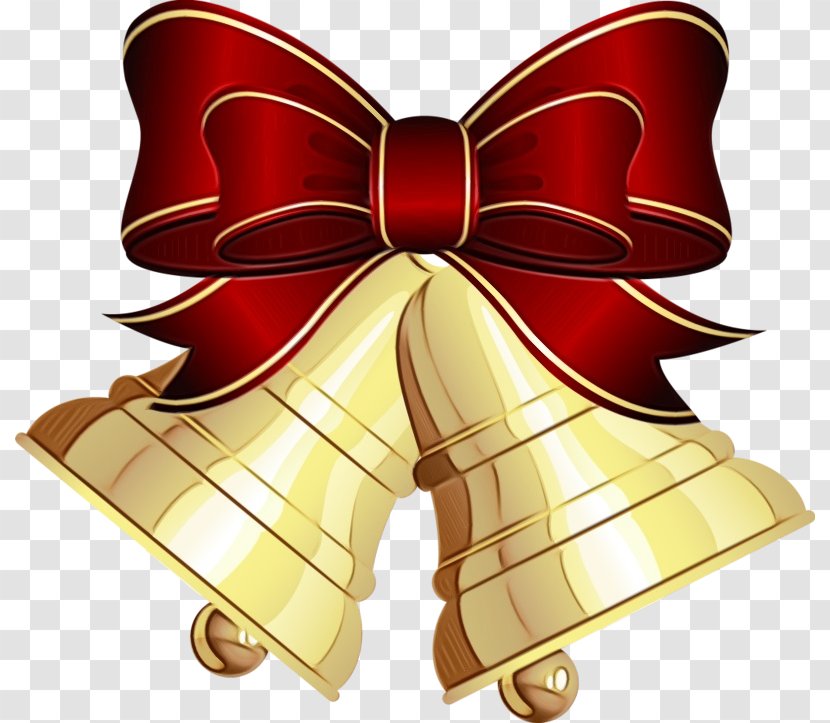 Bell Ribbon - Watercolor Transparent PNG