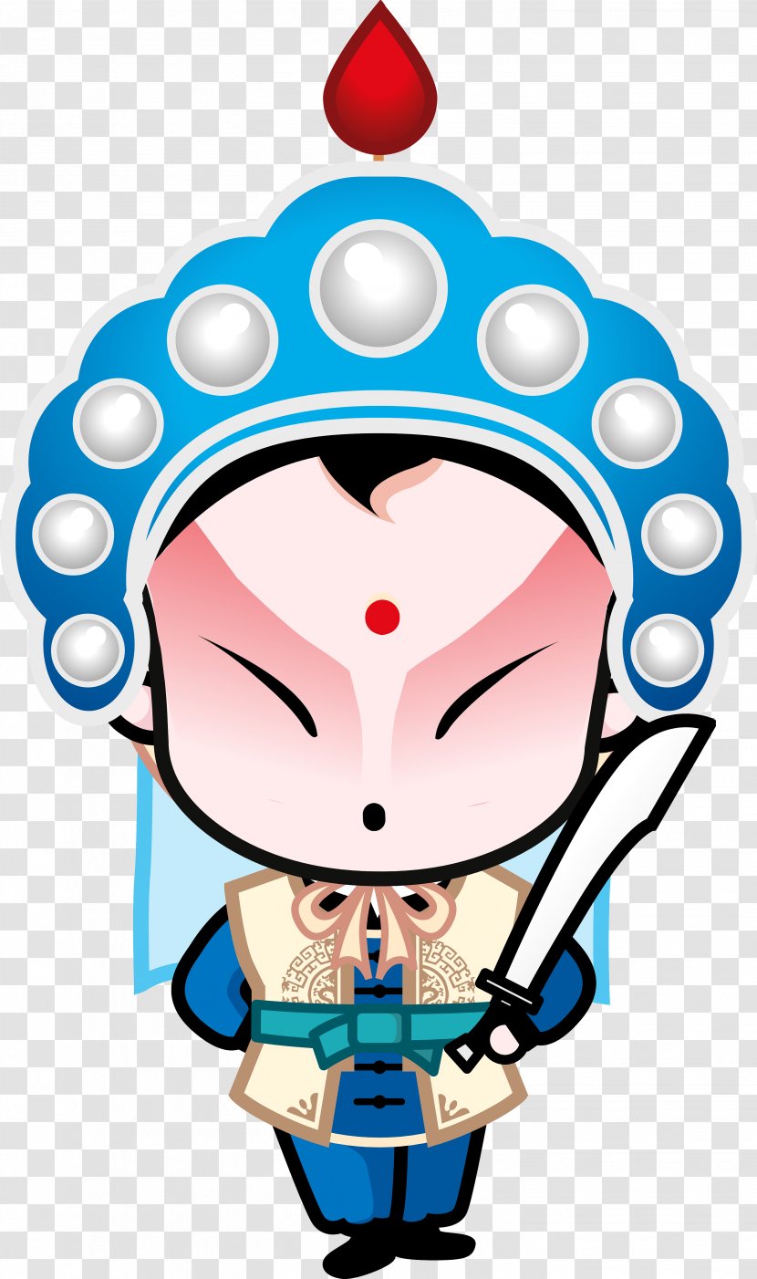 Peking Opera Sheng Role Chinese Illustration Image - Comics - Babyboss Cartoon Transparent PNG