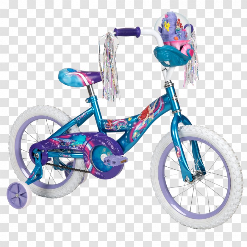 Ariel Huffy Bicycle The Little Mermaid BMX Bike - Motor Vehicle Transparent PNG
