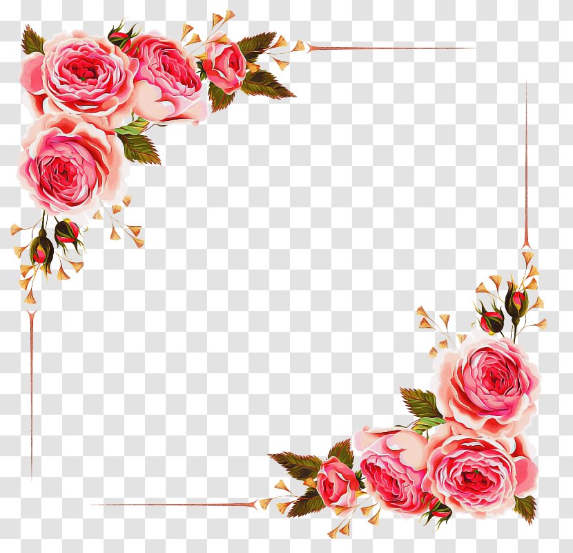 Floral Wedding Invitation Background - Rose Order Heart Transparent PNG