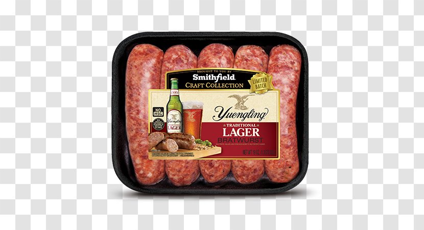 Yuengling Traditional Amber Lager Bratwurst Smithfield Beer - Meat - Grill Transparent PNG