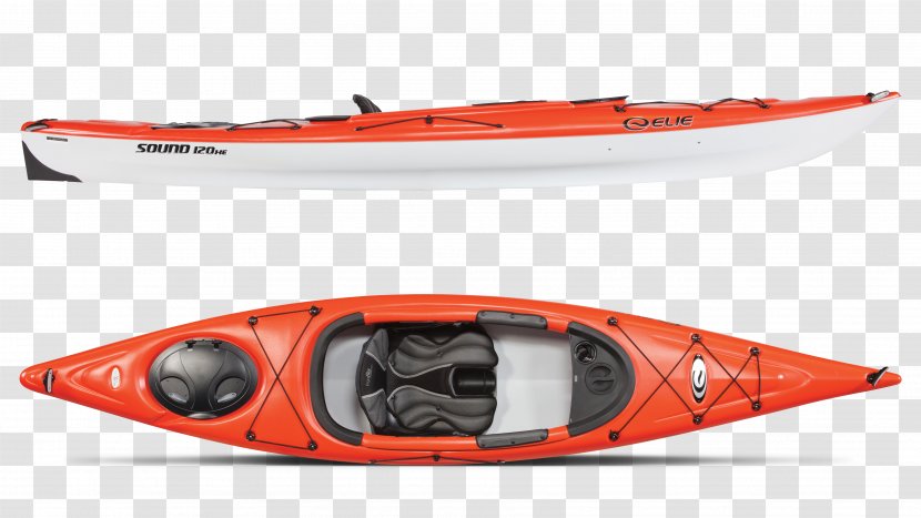 Sea Kayak Recreational Boat - Orange Transparent PNG