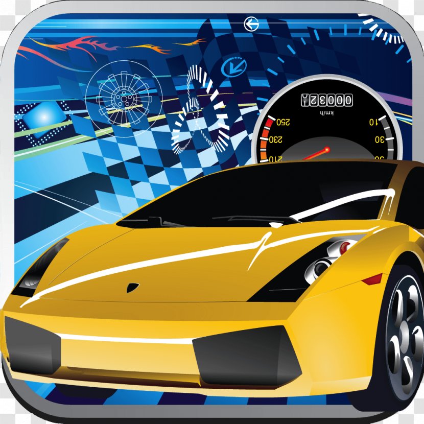 Lamborghini Gallardo Car Racing Video Game - Technology Transparent PNG
