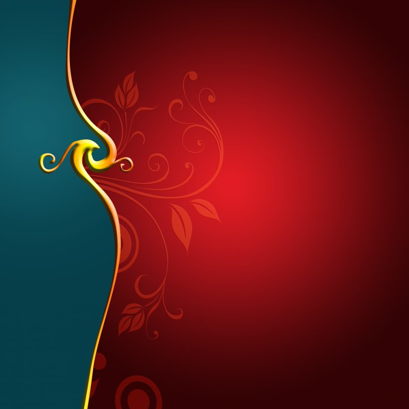 Red Visual Arts - Fractal Art - Mid-copy Background Transparent PNG