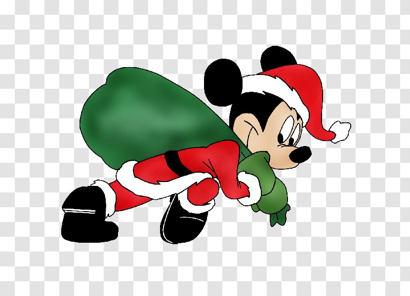 Mickey Mouse Minnie Clip Art Santa Claus Illustration - Christmas Day Transparent PNG