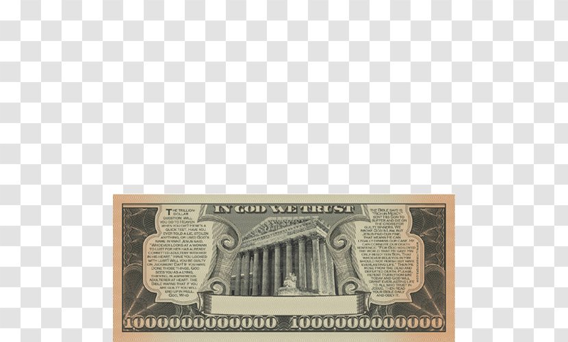 Banknote United States Of America One-dollar Bill Dollar 1,000,000 - Paper Transparent PNG