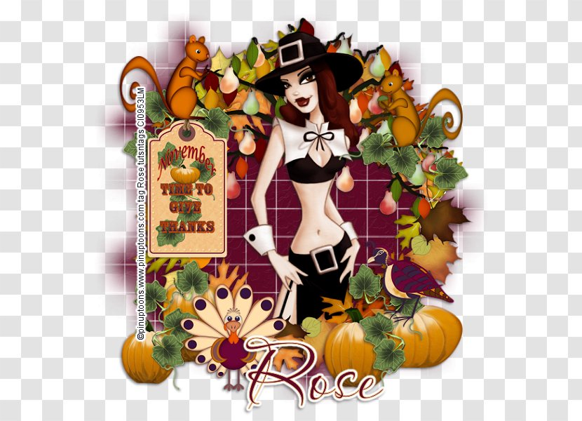 Flower Thanksgiving Avatar - Autumn Town Transparent PNG