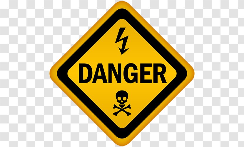 Warning Sign Label Hazard Symbol - Royaltyfree - Dangerous Goods Safety Advisor Transparent PNG