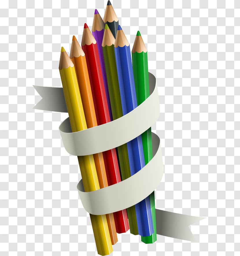 Colored Pencil - Vecteur - Vector Cartoon Color Transparent PNG