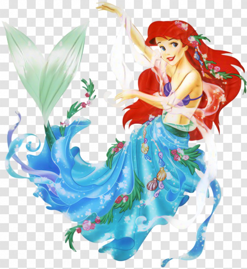 Ariel Fairy Mermaid Disney Princess Drawing - Character Transparent PNG