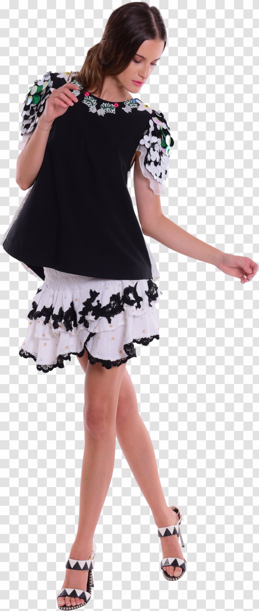 Clothing Dress Fashion Costume Skirt - Frame - White Gauze Transparent PNG