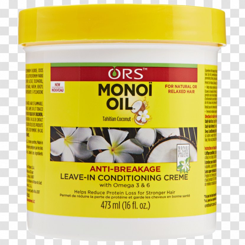 ORS Monoi Oil Anti-Breakage Leave-In Conditioning Creme Hair Conditioner Care - Gel - Salon Flyer Transparent PNG