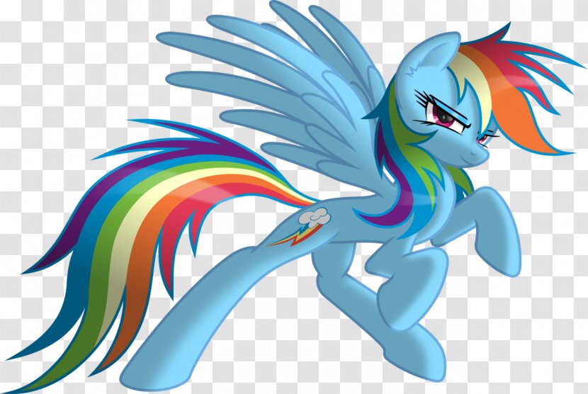 Rainbow Dash My Little Pony Pinkie Pie Rarity - Wing Transparent PNG