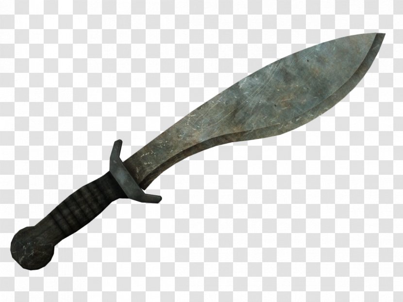 Fallout: New Vegas Weapon Machete Knife Gladius - Sword Transparent PNG