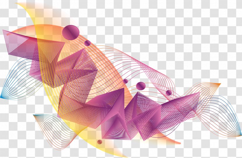 Adobe Illustrator - Color - Technology Colorful Stripes Transparent PNG