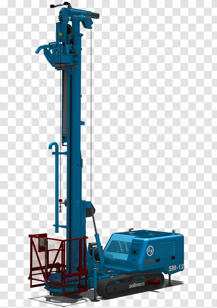 Drilling Rig Augers Architectural Engineering Heavy Machinery Soilmec - Furukawa Rock Drill - Business Transparent PNG