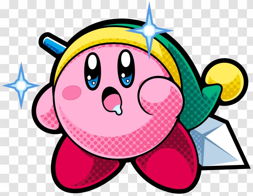 Kirby Battle Royale Kirby's Adventure Meta Knight Kirby: Planet Robobot Star Allies - Smiley - 64 Fan Art Transparent PNG
