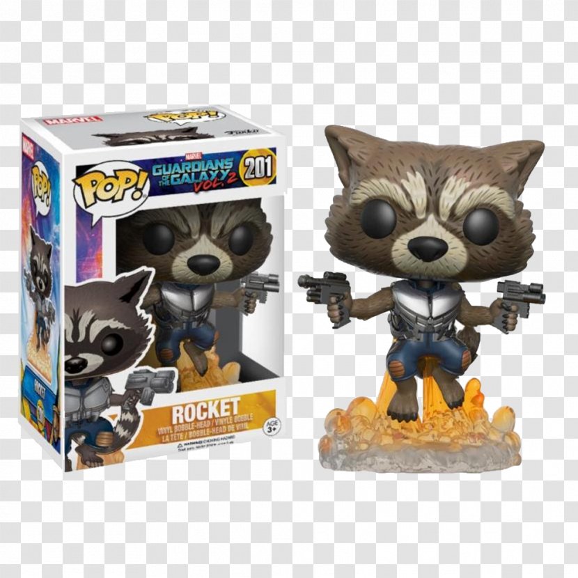 Rocket Raccoon Star-Lord Groot Funko Action & Toy Figures - Guardians Of The Galaxy Vol 2 Transparent PNG